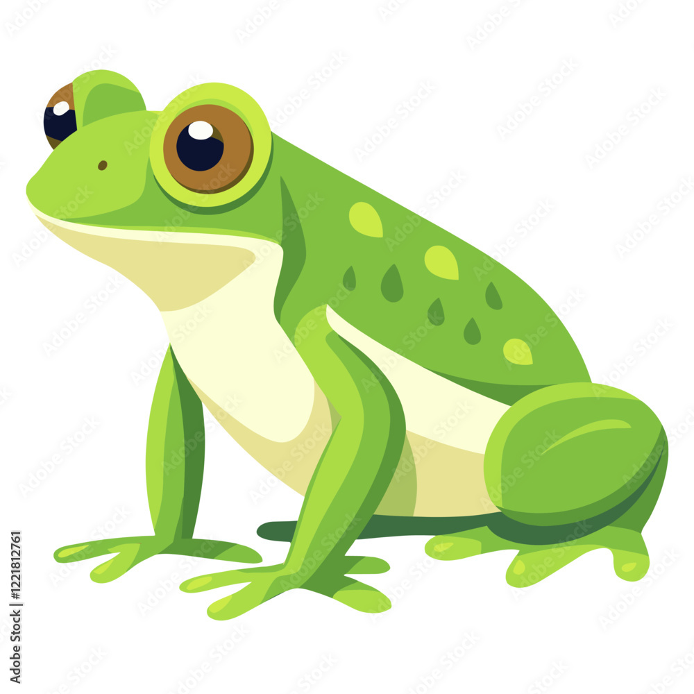 Fototapeta premium Frog frog illustration amphibian vector