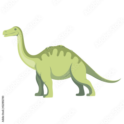 Brachiosaurus illustration dinosaur animal vector