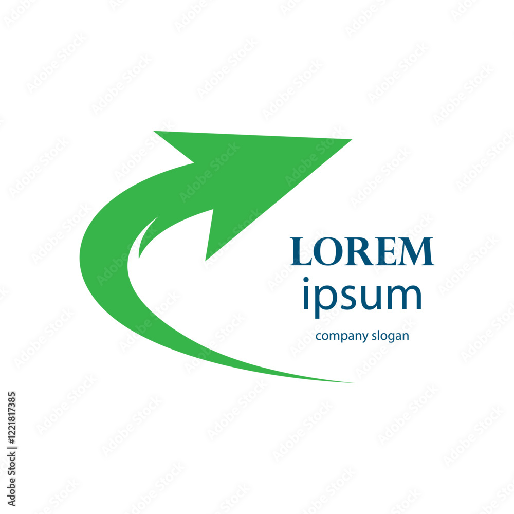 rising business arrow logo illustration rising business arrow logo illustration