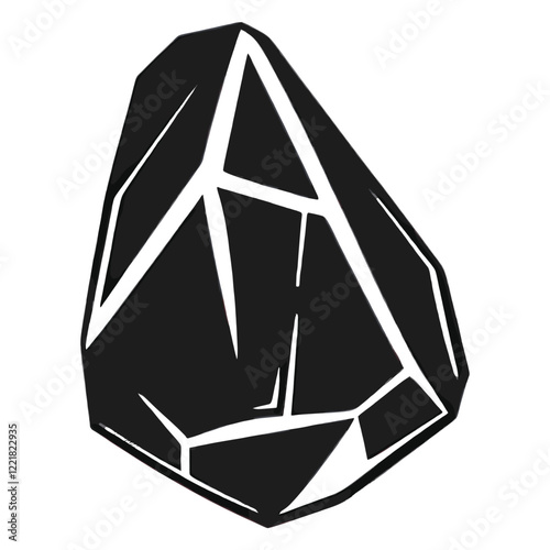 Individual diamond gemstone illustration design vector