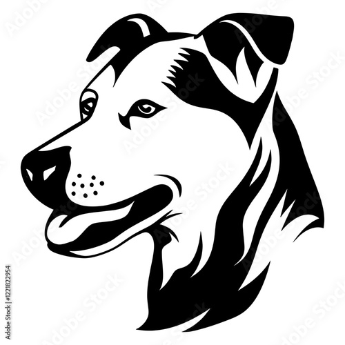 Collection portrait dog art illustration graphic vector