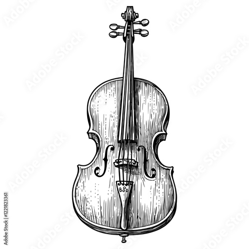 Cello cello art illustration vector