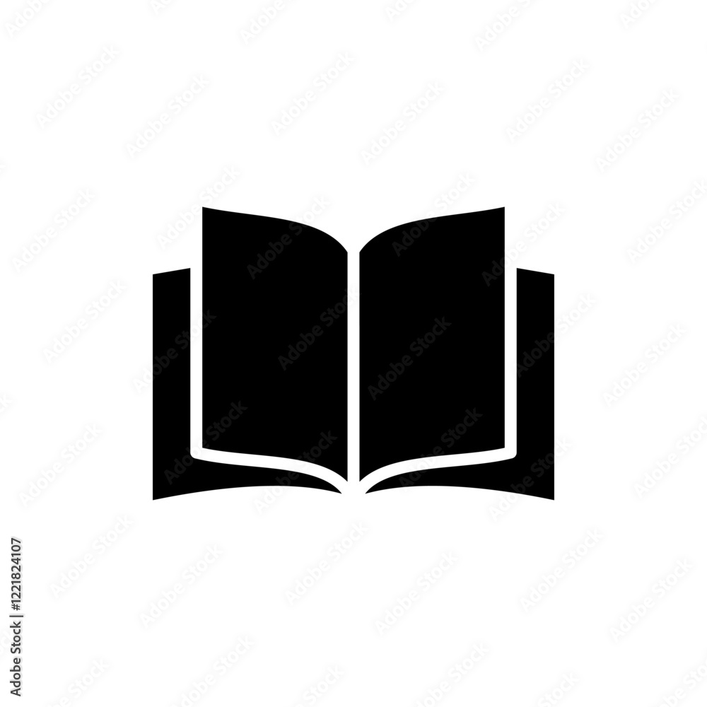 Book icon vector illustration. open book sign and symbol. ebook icon Book icon vector illustration. open book sign and symbol. ebook icon