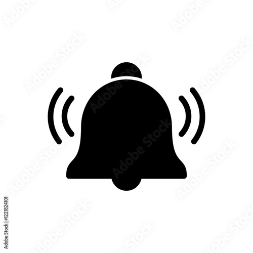 Bell Icon vector illustration. Notification sign and symbol for web site design