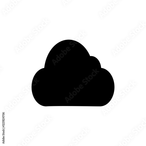 Cloud icon vector illustration. cloud sign and symbol