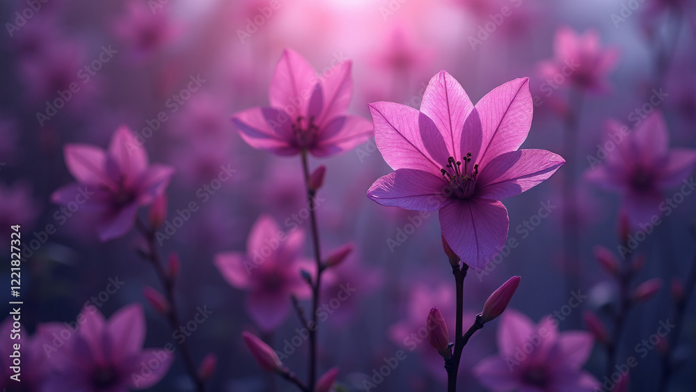 Fototapeta premium Background with the Same Color composition, Generative AI