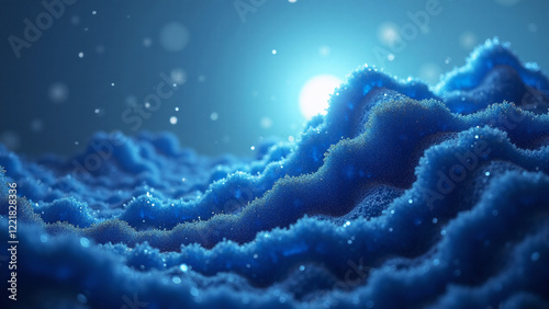 Background with the Same Color composition, Generative AI