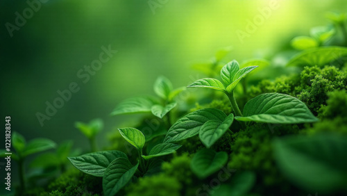 Background with the Same Color composition, Generative AI