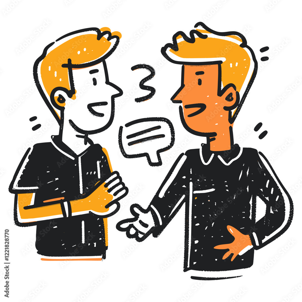2 finance men talking business concept impressions hand art communication vector 2 finance men talking business concept impressions hand art communication vector