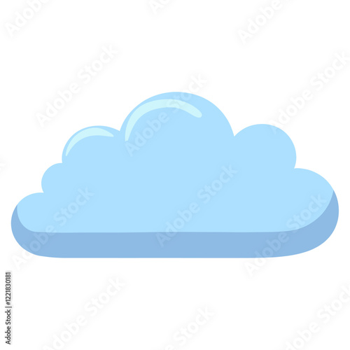 Cloud illustration simple art vector