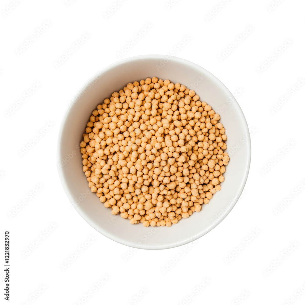 Seeds in white bowl, showcasing their round shape and light color, perfect for culinary use or gardening Seeds in white bowl, showcasing their round shape and light color, perfect for culinary use or gardening