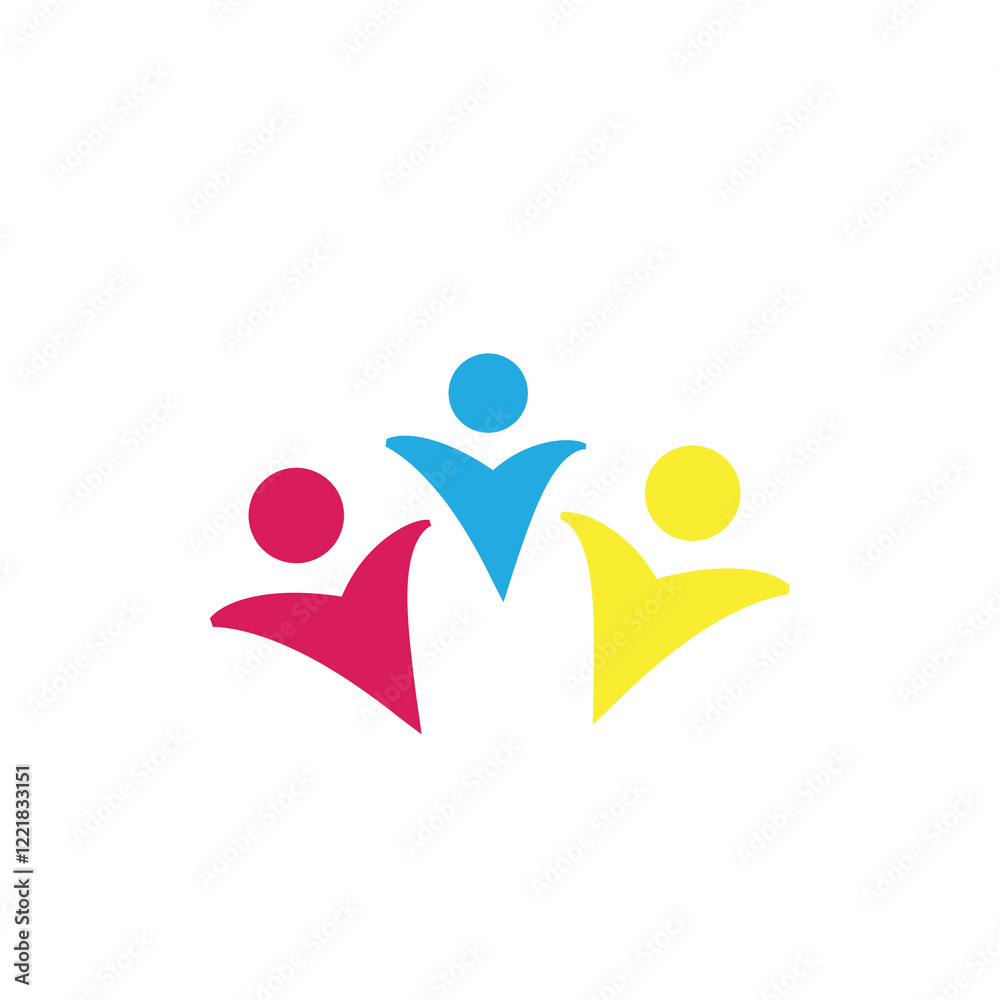 communitynetwork icon illustration flat communitynetwork icon illustration flat