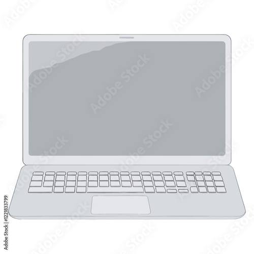 Laptop illustration electronics minimalist vector