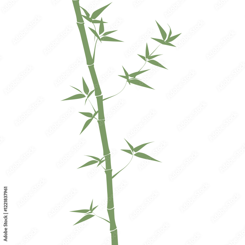 Bamboo tree illustration plant minimalist vector Bamboo tree illustration plant minimalist vector