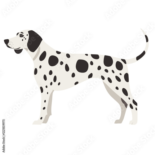 Dalmatian dog dalmatian illustration minimalist vector