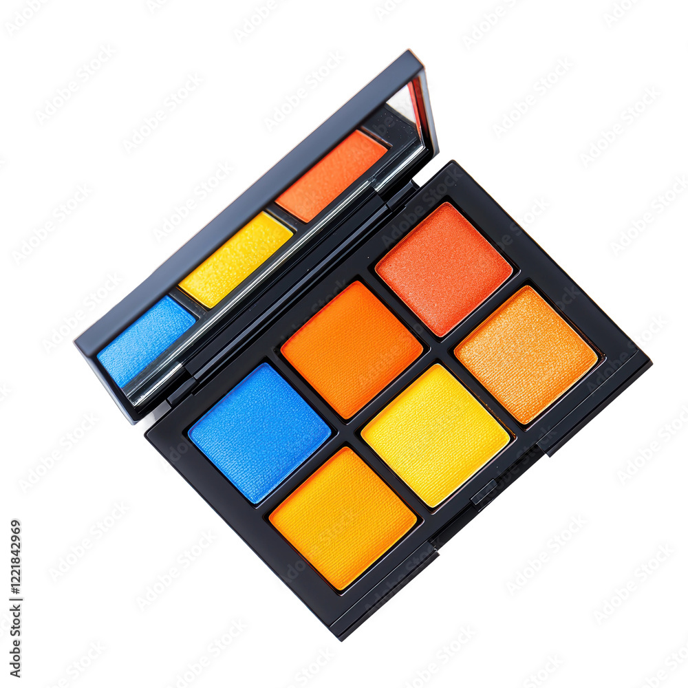 Retro Vibrant Eyeshadow Palette with Colorful Shades Retro Vibrant Eyeshadow Palette with Colorful Shades