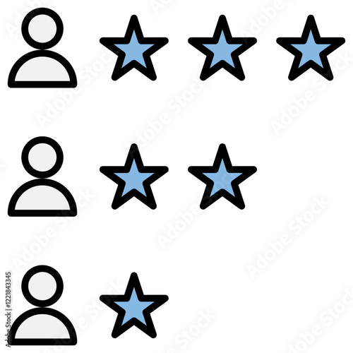 Competition Blue Black Icon
