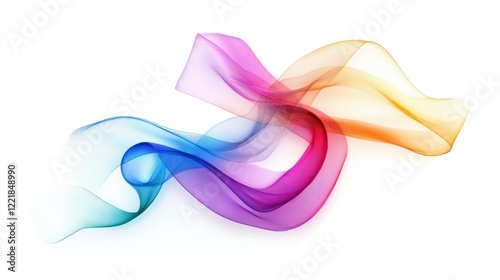 Obraz na płótnie Abstract colorful wave design. w salonie