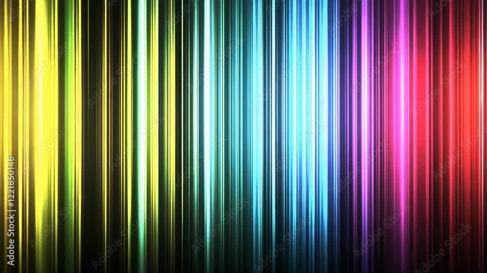 Colorful vertical light patterns create a vibrant abstract background suitable for design and art projects Colorful vertical light patterns create a vibrant abstract background suitable for design and art projects