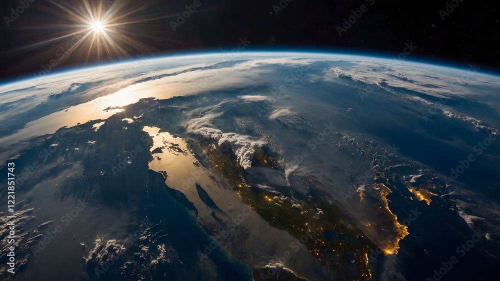 Fototapeta premium earth from space