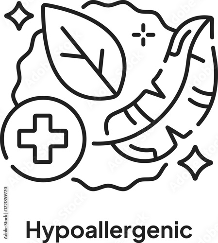 Hypoallergenic Product Ingredient Quality Icon
