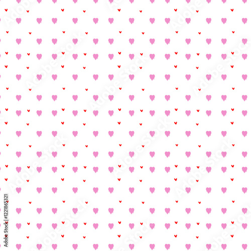 pink red heart background