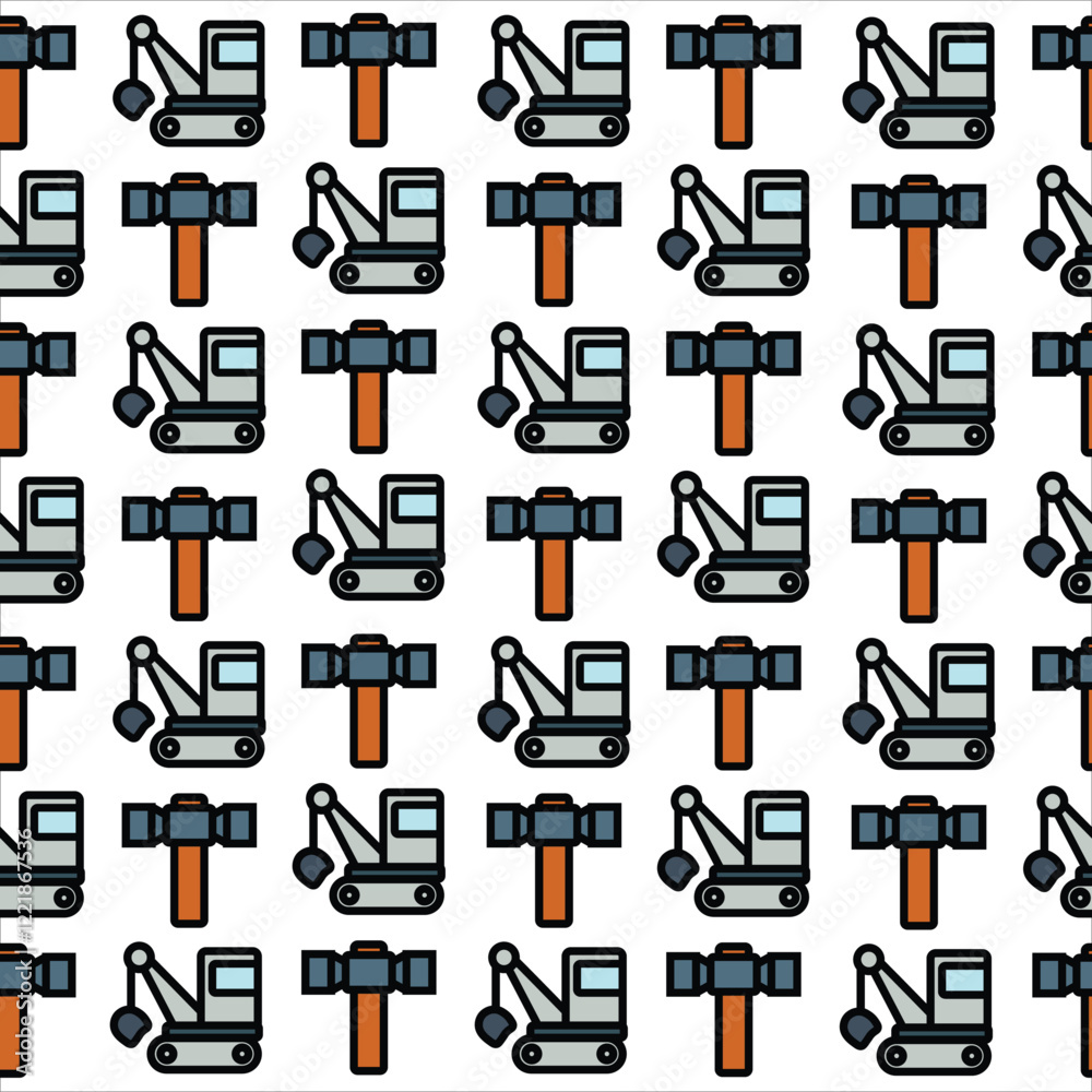 Mining pattern for industrial background