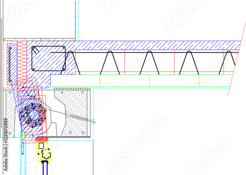 vector illustration design image detail roller shutters 
