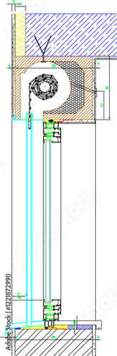 vector illustration design image detail roller shutters
