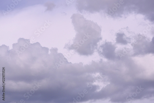 clouds in the sky over huancayo city