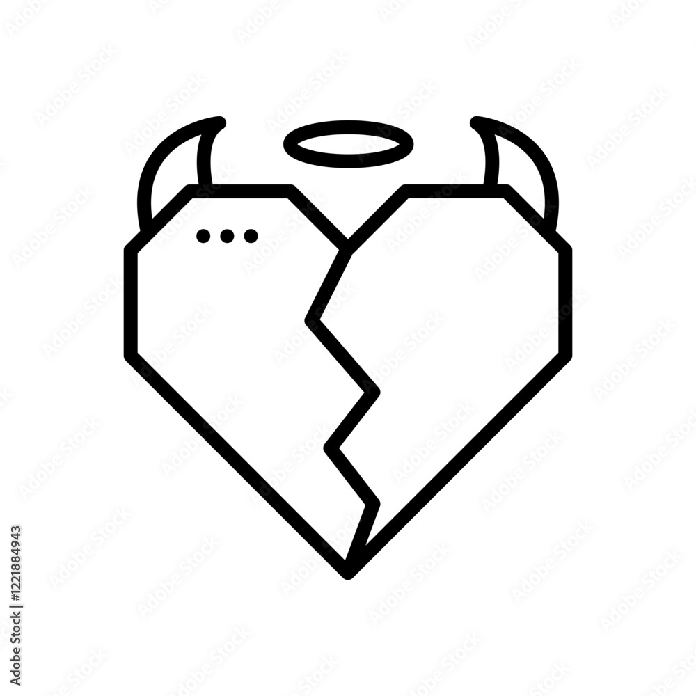 Icon design with a Valentine's theme Icon design with a Valentine's theme