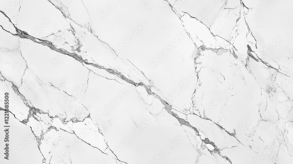 Obraz premium White Marble Texture With Grey Veining