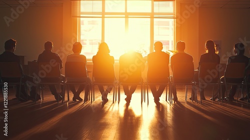 A serene scene of a jury deliberating, highlighting the importance of community involvement in court justice