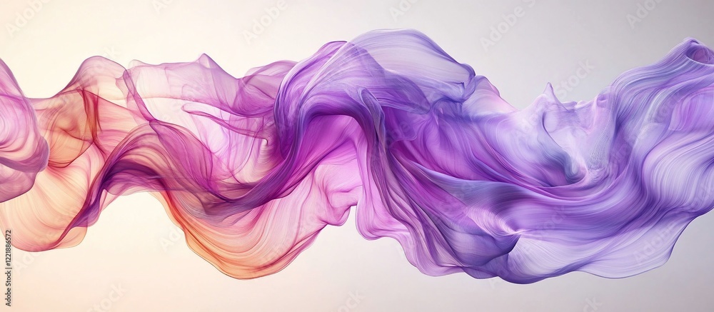 Abstract Flowing Fabric: A Symphony of Purple, Pink, and Orange Hues Abstract Flowing Fabric: A Symphony of Purple, Pink, and Orange Hues