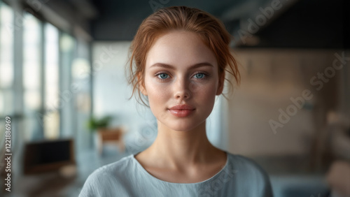 A young student in the common area of a college or university. Red hair combed back. Looking directly at the camera. An office worker in a large lobby of a company. Waiting room. Free Download A young student in the common area of a college or university. Red hair combed back. Looking directly at the camera. An office worker in a large lobby of a company. Waiting room. - GFXLoad