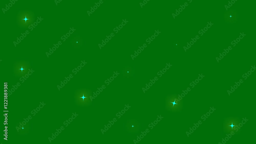 Cosmic starry sky with twinkling stars. Shimmering light,magic flash or glitter motion explosion animated. Glow twinkle movement timeline, energy explosion video. Blinking retro vector stars. 4k