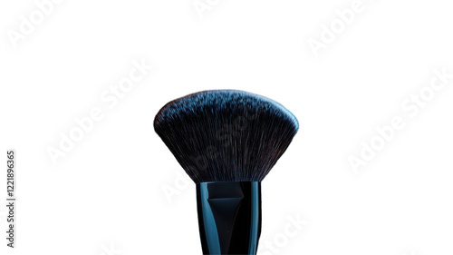 Dynamic Motion of Brushes Scattering Vibrant Powder Isolated on Transparent or White Background, PNG