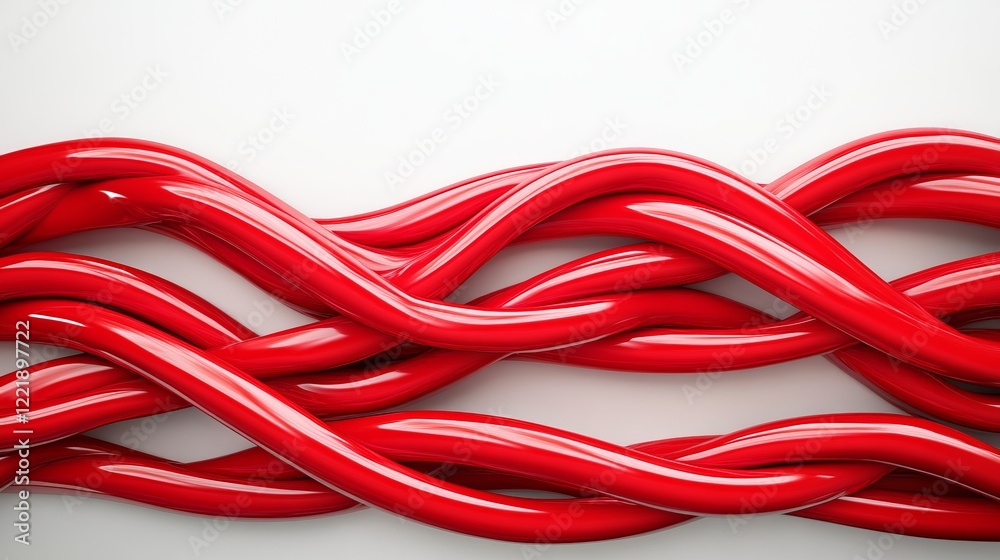Beautiful Red Wavy Liquid Flowing Gracefully in a Captivating Abstract Style Evoking Emotions of Passion and Energy Creating a Dynamic Visual Experience for Artistic Inspiration Beautiful Red Wavy Liquid Flowing Gracefully in a Captivating Abstract Style Evoking Emotions of Passion and Energy Creating a Dynamic Visual Experience for Artistic Inspiration