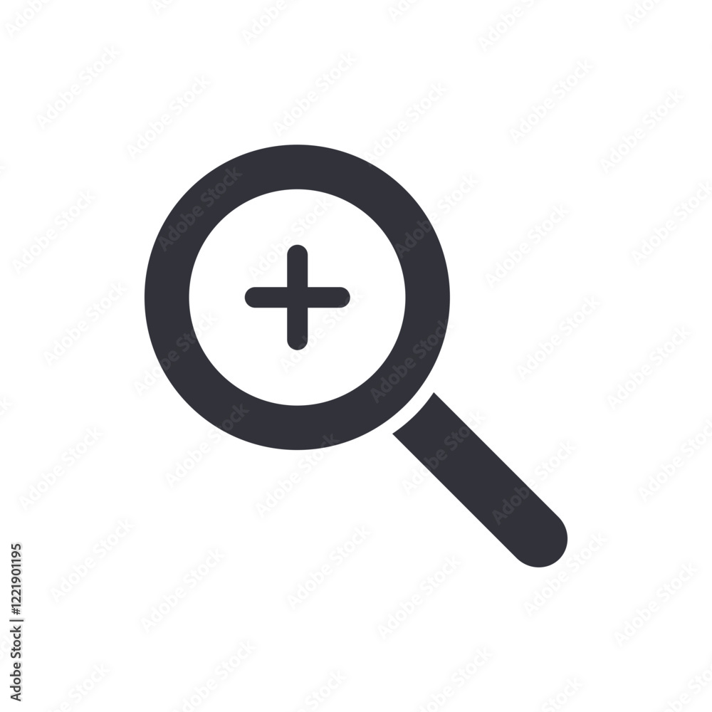 Zoom cursor solid icons, minimalist vector illustration ,simple transparent graphic element .Isolated on white background Zoom cursor solid icons, minimalist vector illustration ,simple transparent graphic element .Isolated on white background