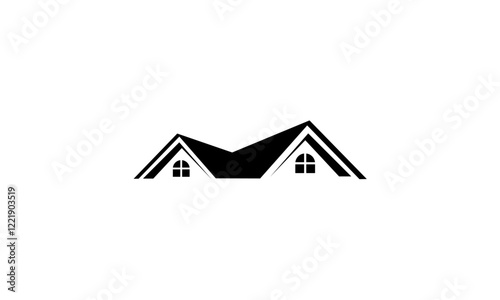 real estate house logo vector