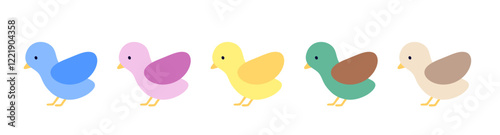 ５羽の鳥