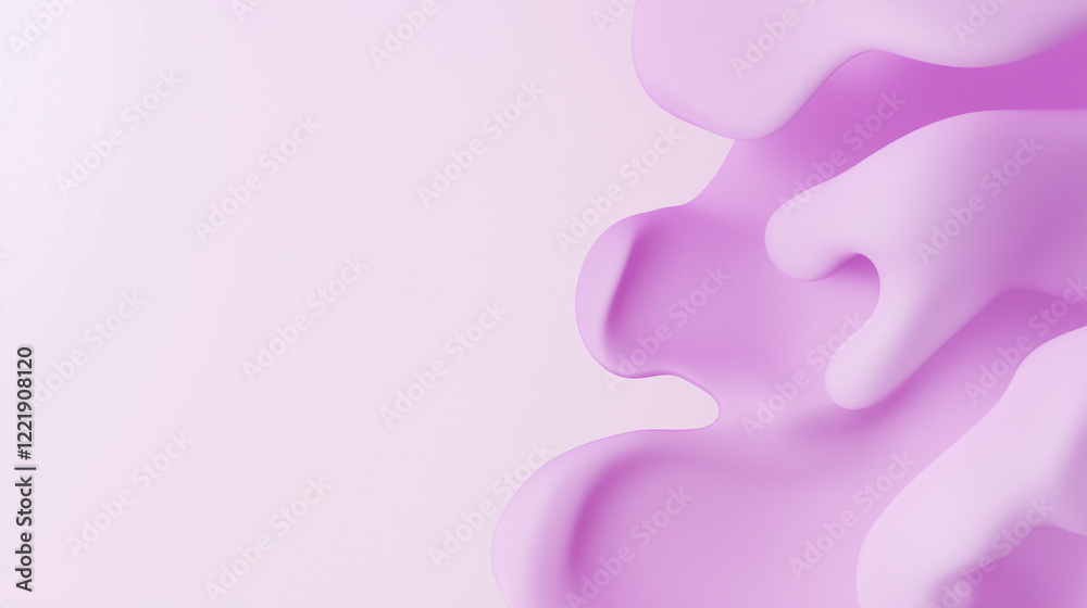 A Soft Lavender Gradient with Flowing Organic Shapes A Soft Lavender Gradient with Flowing Organic Shapes