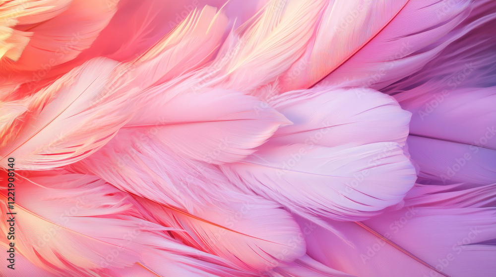 Abstract feather texture pattern gradient fashion pink wallpaper background with copy space Abstract feather texture pattern gradient fashion pink wallpaper background with copy space