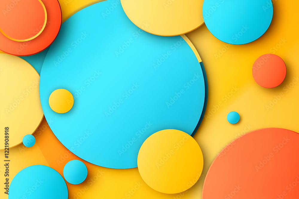 Abstract Background: Colorful Circles Abstract Background: Colorful Circles
