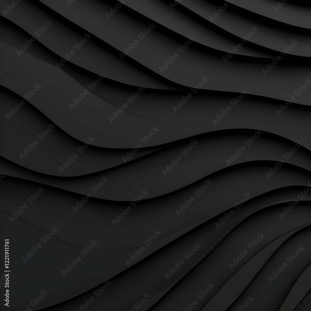 Dark Abstract 3D Wave Background Dark Abstract 3D Wave Background