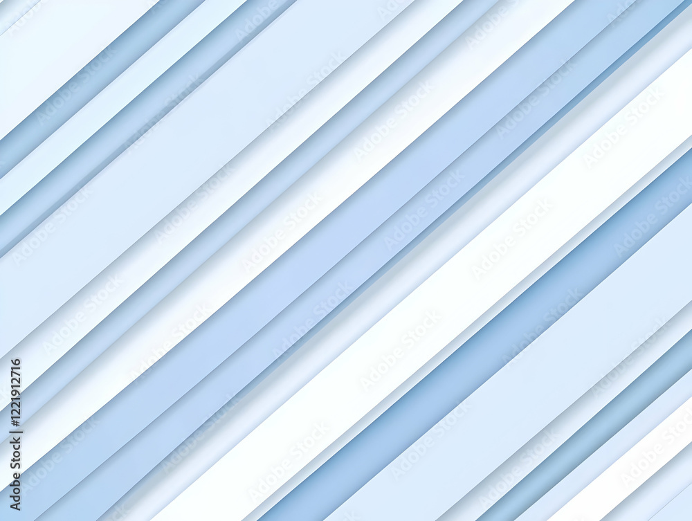Obraz premium Abstract Blue Diagonal Stripes Background Illustration