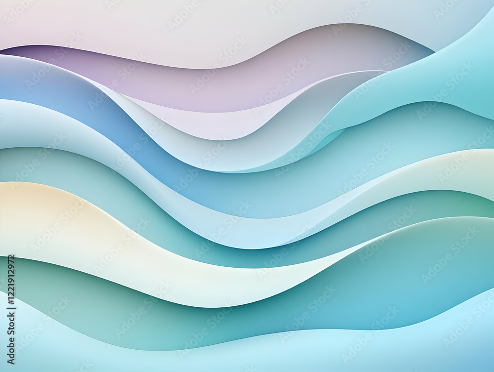 Obraz premium Abstract Wave Background Illustration