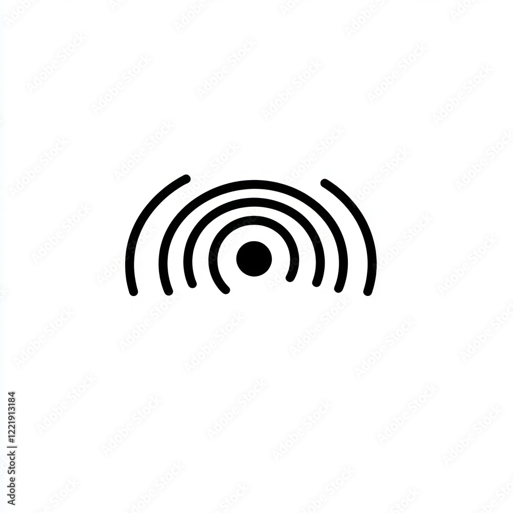 Abstract concentric circles graphic design element Abstract concentric circles graphic design element