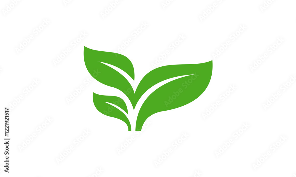 Green leaf logo