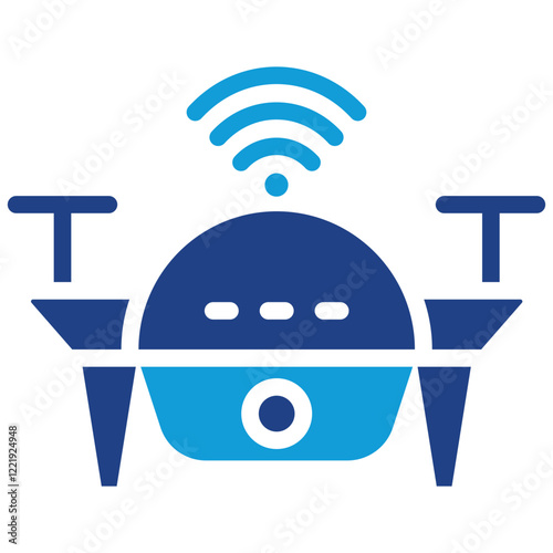 Drone Technology Dual Tone Icon